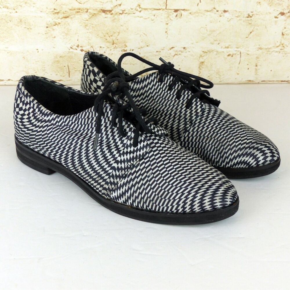 BlackMilk x Solestruck Oxford Shoes Women 8 The James You Make Me Sick Print